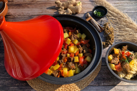 CBD infundierte Rindfleisch Tajine mit Kartoffeln - Koch Rezepte mit Hanf - Hanf Magazin