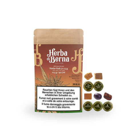CBD Hash Starter Pack 12.5g - Herba di Berna