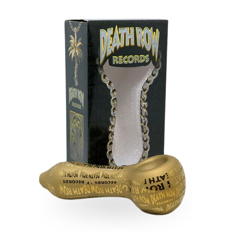 Death Row Records - Metallic Etched Spoon Hand Pipe
