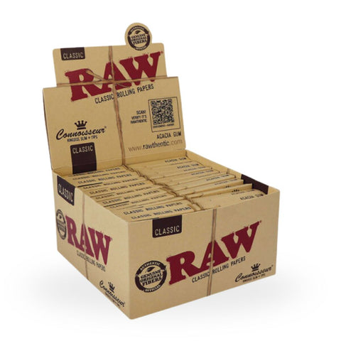 RAW Connoisseur 24er Box Display - Papers + Tips