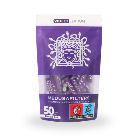 Medusa Filters activated carbon filter purple 50pcs.