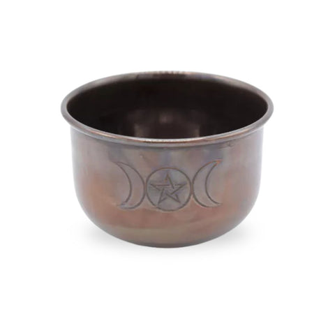 Offering Bowl Triple Moon & Star mit Räuchersand