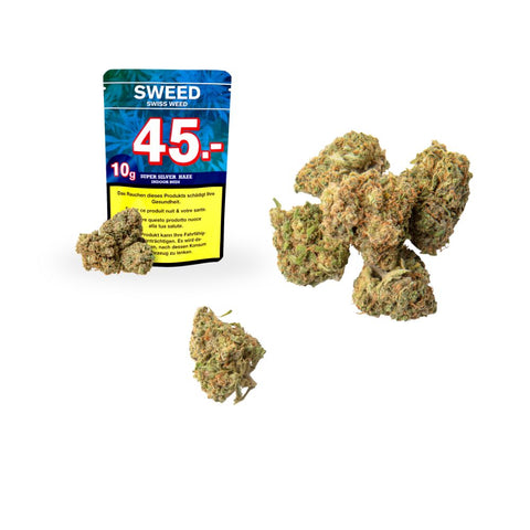 Sweed Super Silver Haze CBD Blüten - Small Buds 10g