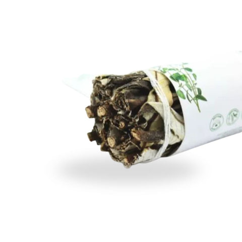 Yerba Santa Sage - Smudge Stick in einem nächsten Bündel zur spirituellen Reinigung und emotionalen Stärkung.