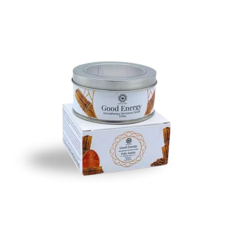 Green Tree - Gemstone Candle Good Energy Palo Santo 70g