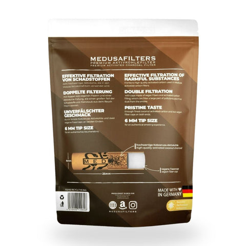 Medusa Filters Hybrid Activated Carbon Filter Pack of 1000