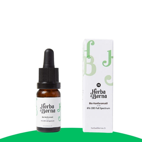 Herba di Berna - 6% Vollspektrum Bio CBD-Hanföl