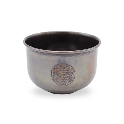 Offering Bowl Flower of Life mit Sand - Green Tree