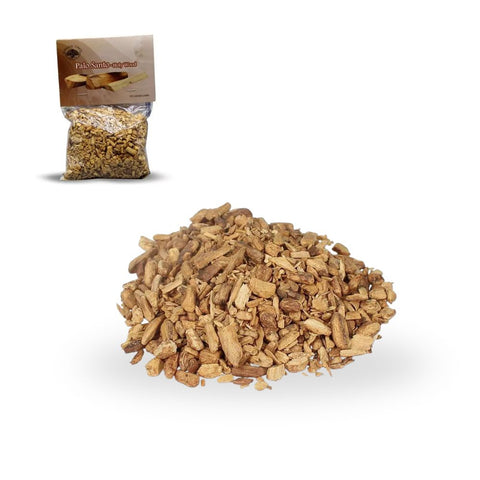Palo Santo Wood Chips 100 g - hochwertige Holzstücke für Reinigung und Erdung, ideal zum Räuchern.