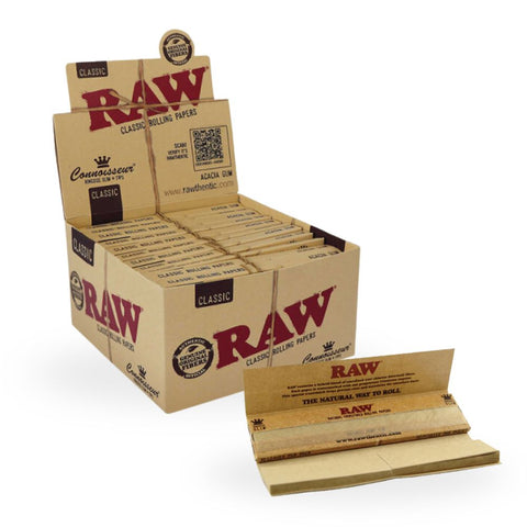 RAW Connoisseur 24er Box Display - Papers + Tips