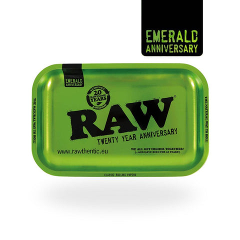RAW - Rolling Tray Emerald - 20th Anniversary Edition