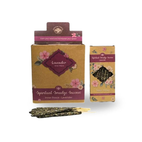 Spiritual Smudge Incense - Inner Peace Lavender by Green Tree