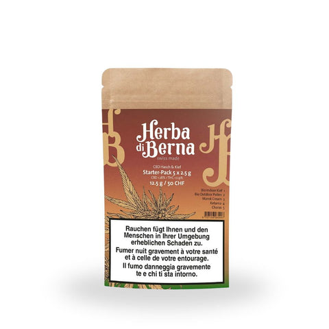 CBD Hash Starter Pack 12.5g - Herba di Berna