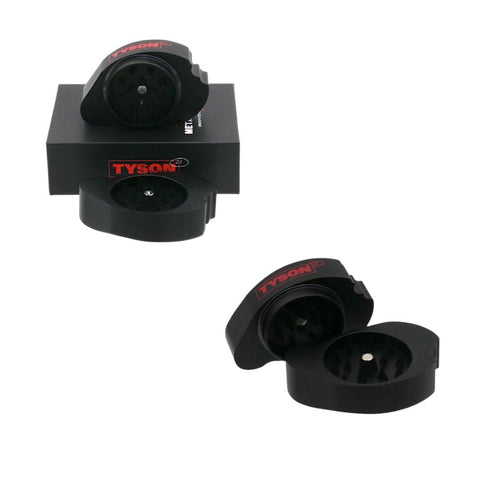 Tyson 2.0 Metal Grinder Mike Bite in Black, showcasing its iconic design and robust construction.