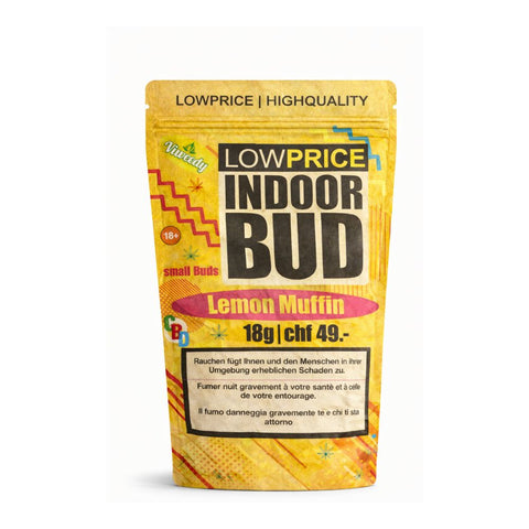 CBD Blüten Indoor - Lemon Muffin Small Buds 18g Limited Edition