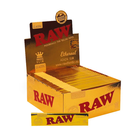 RAW - KS Classic Thin Ethereal Gold Edition Rolling Papers