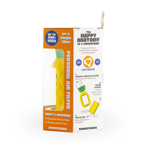 Smoke Fiends Eco Friendly Personal Air Filter - Juice The Pineapple