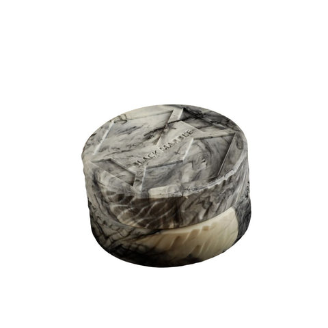 Black Marble Hash Grinder V3, ergonomic design for easy hash grinding with one simple twist.