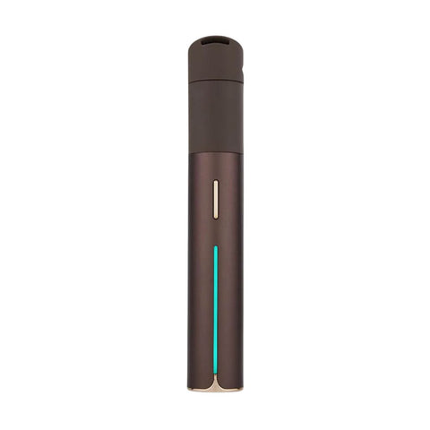 Puffco - Pivot Portable Concentrates Vaporizer in sleek brown design, featuring LED indicator and compact form for easy use.