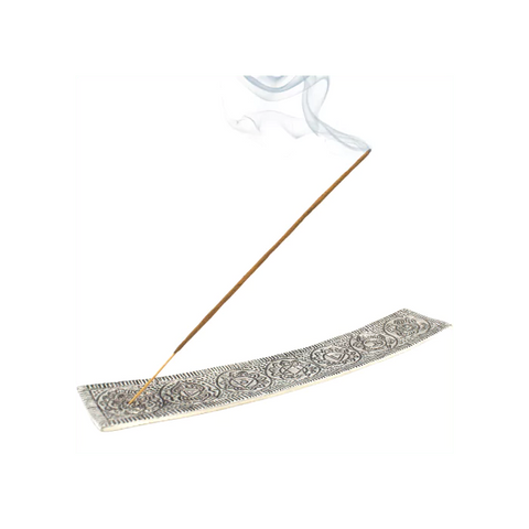 Incense Holder 7 Chakras Antique Silver Finish