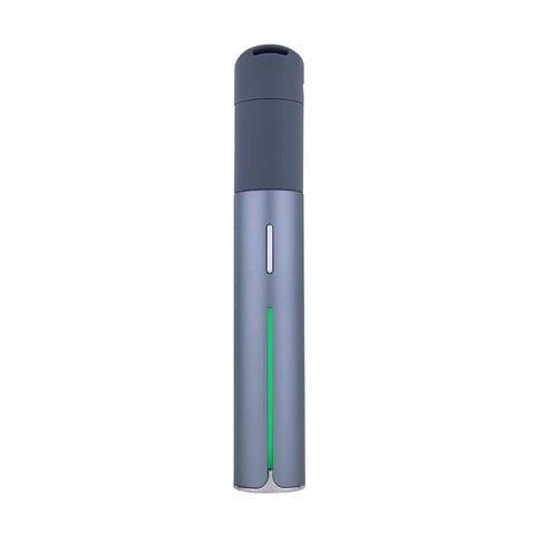 Puffco - Pivot Portable Concentrates Vaporizer displayed in sleek gray design with glowing green indicator light.