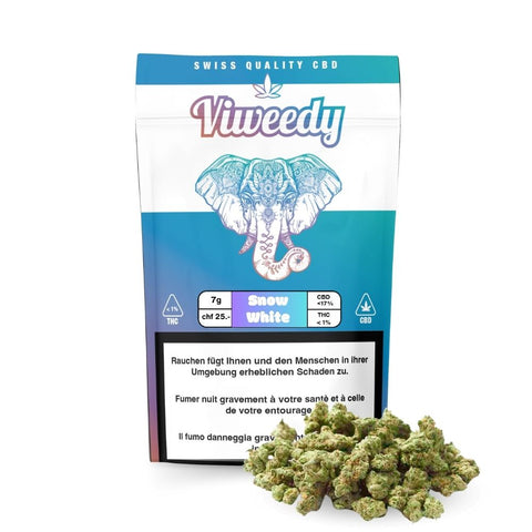 CBD Blüten Snow White Popcorn 7 g & 14 g | Viweedy