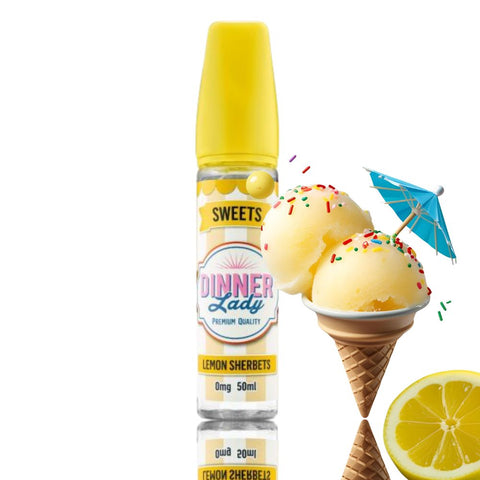 Dinner Lady E-Liquids – Shortfill 50 ml lemon sherberts