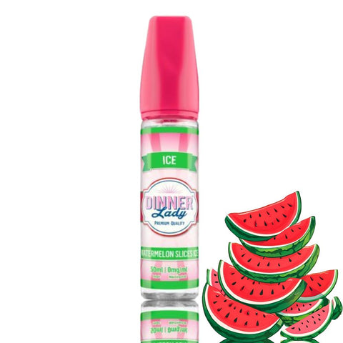 Dinner Lady E-Liquids – Shortfill 50 ml watermelon slices ice