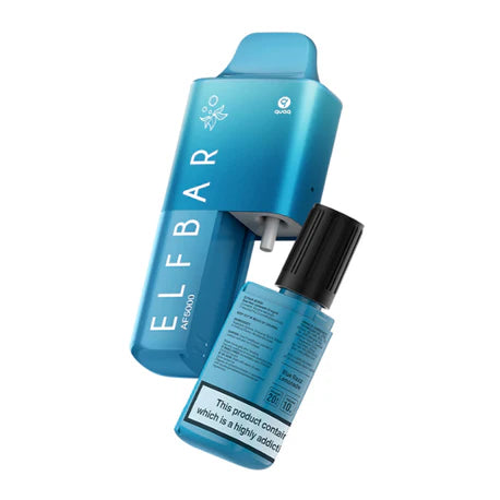 Elf Bar AF5000 Prefilled Kit - 20mg with adjustable refillable system and 10ml E-Liquid tank.