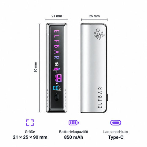 ELFBAR ELFA Master Pod System - 850 mAh Akku