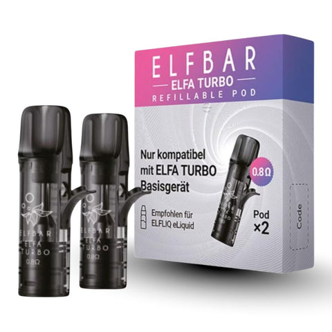 ELFBAR ELFA Pro wiederbefüllbarer 2 ml Pod in 1.1 Ω