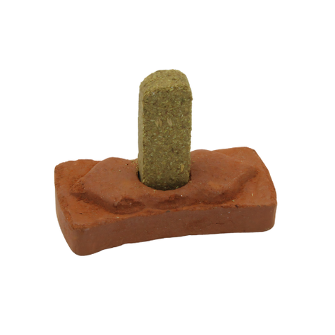 Green Tree Palo Santo Smudge Bricks mit Terrakotta-Räucherhalter
