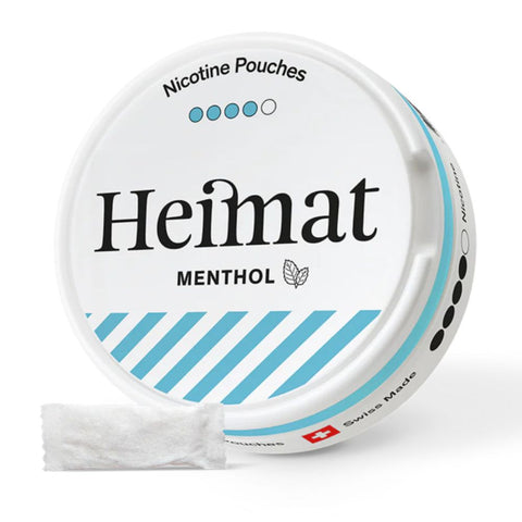Packung Heimat Nicotine Pouches Menthol mit 13 g tabakfreien Nikotinbeuteln