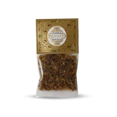 Goloka Räucherharz Weihrauchkörner - Palo Santo 30g