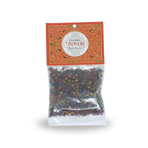 Goloka Räucherharz Weihrauchkörner - Seven Powers 30g