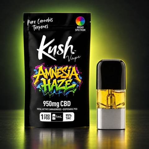 KUSH Amnesia Haze CBD Vape Pod schweiz viweedy shop