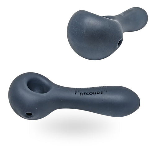 Death Row Records - Sand Blasted Spoon Hand Pipe Black