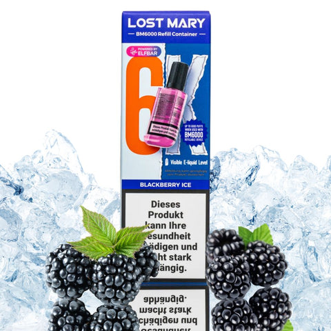 Lost Mary BM6000 Nachfüllbehälter blackberry ice basel