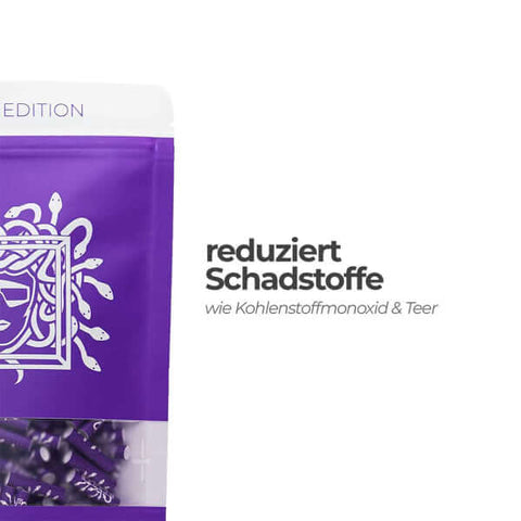 Medusa Filters Hybrid Aktivkohlefilter 1000er Pack in violett reduziert Schadstoffe wie Teer und Kohlenstoffmonoxid