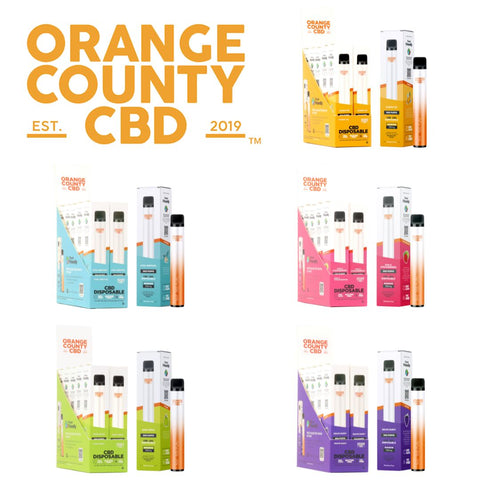 Orange County CBD Disposable Vape Pen 250 CBD + 250mg CBG