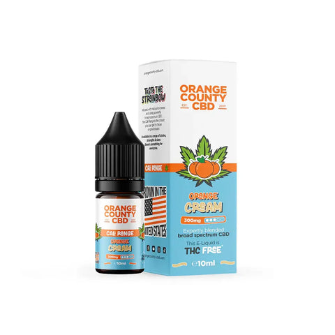 Orange County CBD Cali E-Liquid 300mg – Leichtes CBD-Vape-Liquid für Anfänger und tägliches Dampfen