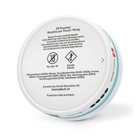 Heimat Nicotine Pouches Menthol – 13-g-Packung