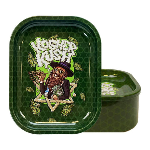Best Buds - Tin Box Rolling Tray mit Staufach