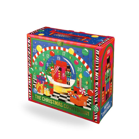 Clipper Adventskalender 2025 - The Christmas Countdown mit buntem Design und 24 Überraschungen für den Dezember
