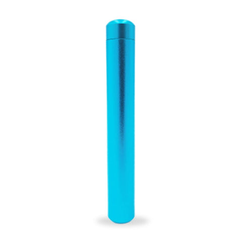 Smellproof Metal Tube Big – Aluminium Tube in Blau für sichere Aufbewahrung von Joints und Zigarren.