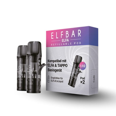 ELFBAR ELFA Pro Refillable Pods 2 ml - 0.8 Ω & 1.1 Ω