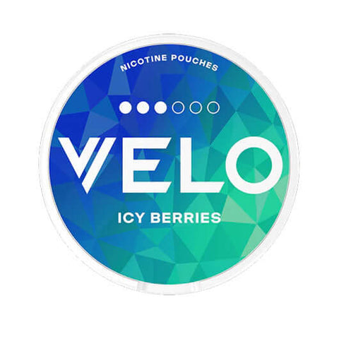 Velo Snus - Alle Sorten - Icy Berries Nicotine Pouches with a modern design.