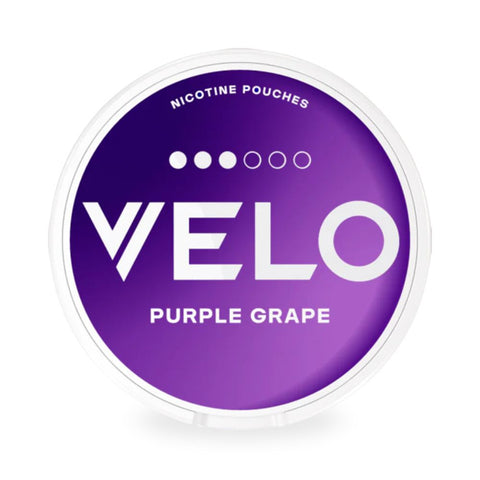 Velo Snus - Alle Sorten, Purple Grape Nikotinbeutel in lila Verpackung