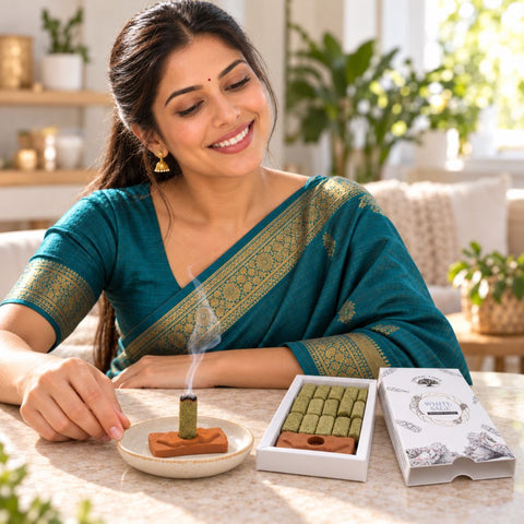 White Sage Smudge Bricks use by indian women