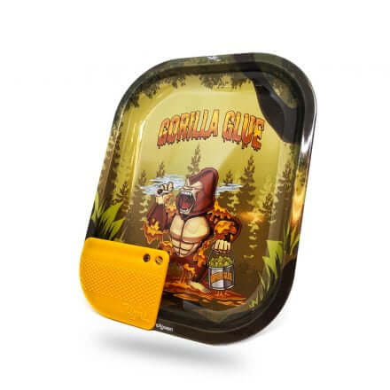 Best Buds Small Rolling Tray mit Grinder-Card